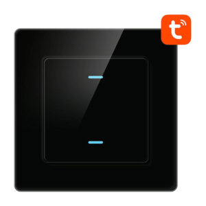Smart Light Switch WiFi Avatto N-TS10-B2 2 Way TUYA (juodos spalvos)