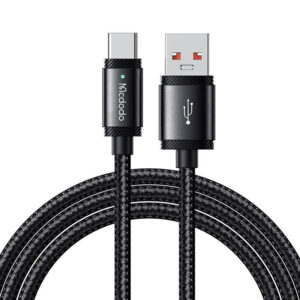 Kabelis USB-A į USB-C Mcdodo CA-4730, 120W, 1,5m juodos spalvos - Image 2