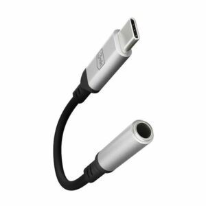 3MK Adapteris USB-C - Jack 3,5 mm DAC juodos spalvos - Image 3