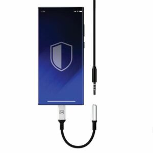 3MK Adapteris USB-C - Jack 3,5 mm DAC juodos spalvos - Image 5