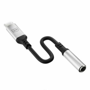 3MK Adapteris USB-C - Jack 3,5 mm DAC juodos spalvos - Image 7