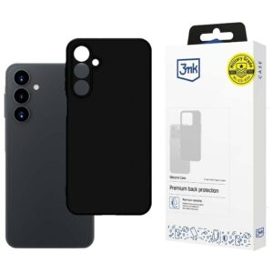 Dėklas 3MK Silicone Case skirtas Samsung Galaxy A16 juodos spalvos