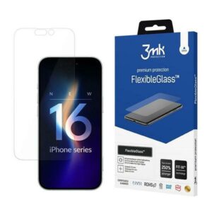 Apsauginis stiklas 3MK FlexibleGlass skirtas Apple iPhone 16 Pro