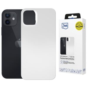 Dėklas 3MK Hardy MagSilicone skirtas Apple iPhone 12 baltos spalvos