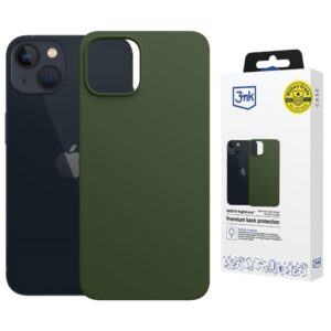 Dėklas 3MK Hardy MagSilicone skirtas Apple iPhone 15 žalios spalvos