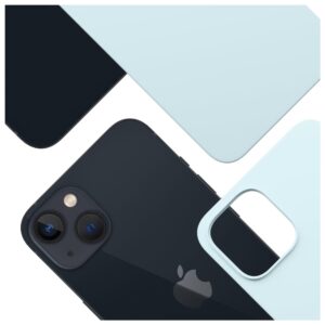 Dėklas 3MK Hardy MagSilicone skirtas Apple iPhone 15 mėlynos spalvos - Image 4