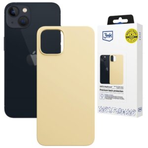 Dėklas 3MK Hardy MagSilicone skirtas Apple iPhone 15 geltonos spalvos