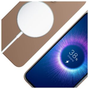 Dėklas 3MK Hardy MagSilicone skirtas Apple iPhone 15 Pro aukso spalvos - Image 5