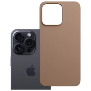 Dėklas 3MK Hardy MagSilicone skirtas Apple iPhone 15 Pro aukso spalvos - Image 7