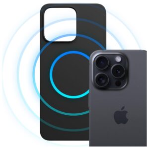 Dėklas 3MK Hardy MagSilicone skirtas Apple iPhone 15 Pro grafito spalvos - Image 3