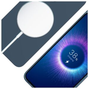 Dėklas 3MK Hardy MagSilicone skirtas Apple iPhone 15 Pro mėlynos spalvos - Image 5