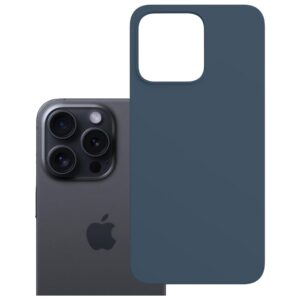 Dėklas 3MK Hardy MagSilicone skirtas Apple iPhone 15 Pro mėlynos spalvos - Image 7