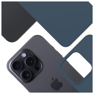 Dėklas 3MK Hardy MagSilicone skirtas Apple iPhone 15 Pro mėlynos spalvos - Image 8