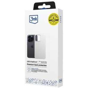Dėklas 3MK Hardy MagSilicone skirtas Apple iPhone 15 Pro Max sidabro spalvos - Image 9