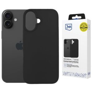 Dėklas 3MK Hardy MagSilicone skirtas Apple iPhone 16 grafito spalvos