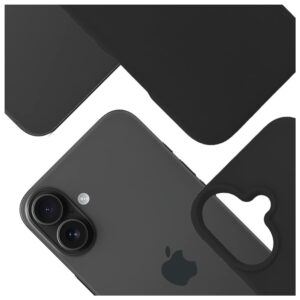 Dėklas 3MK Hardy MagSilicone skirtas Apple iPhone 16 grafito spalvos - Image 8