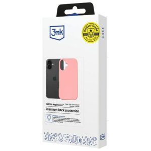 Dėklas 3MK Hardy MagSilicone skirtas Apple iPhone 16 rožinės spalvos - Image 9