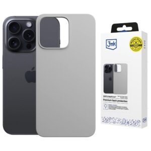 Dėklas 3MK Hardy MagSilicone skirtas Apple iPhone 16 Pro titano spalvos