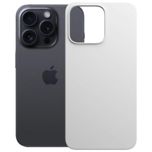 Dėklas 3MK Hardy MagSilicone skirtas Apple iPhone 16 Pro Max baltos spalvos - Image 4