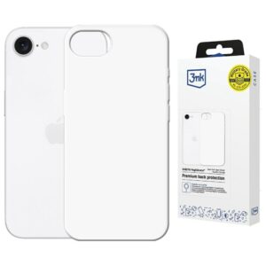 Dėklas 3MK Hardy MagSilicone skirtas Apple iPhone 16e baltos spalvos