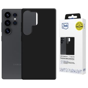 Dėklas 3MK Hardy MagSilicone skirtas Samsung Galaxy S25 Ultra juodos spalvos