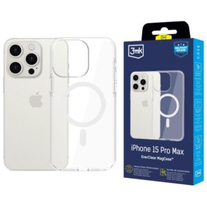 Dėklas 3MK EverClear MagCase skirtas Apple iPhone 15 Pro Max