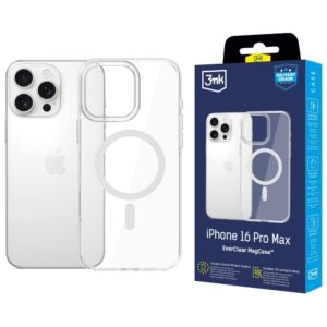 Dėklas 3MK EverClear MagCase skirtas Apple iPhone 16 Pro Max