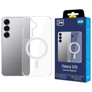 Dėklas 3MK EverClear MagCase skirtas Samsung Galaxy S25