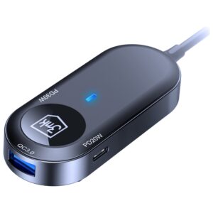 Automobilinis įkroviklis 3MK Double Car  Charger 135W PD QC PPS 2xUSB-A 4xUSB-C pilkos spalvos - Image 5