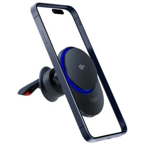 Belaidis įkroviklis 3MK Hardy AeroCharger 15W MPP Qi2 juodos spalvos - Image 4