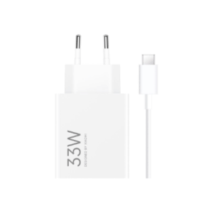 Xiaomi MDY-16-EF USB-A 33W kelioninis įkroviklis + kabelis USB-C 3A baltos spalvos - Image 3