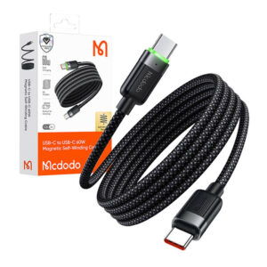 Mcdodo CCA-2000 USB-C į USB-C kabelis, 60W, self-winding, 1.2m - Image 3