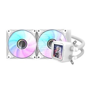 Darkflash DV240S CPU water cooler baltos spalvos