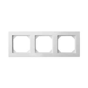 Trivietis rėmelis LIREGUS EPSILON, baltos spalvos - Image 1