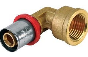 Presuojama alkūnė TDM Brass Art 1670, 20x½"