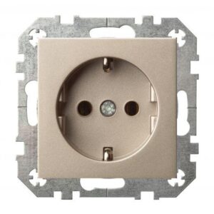 Kištukinis lizdas LIREGUS EPSILON, su įž., šampano spalvos