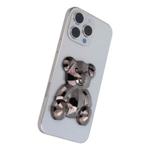 Telefono stovas BEAR - stick-on - juodos spalvos - Image 2