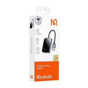 CarPlay belaidis adapteris su USB kabeliu McDodo CA-7210 juodos spalvos - Image 4