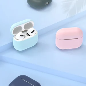 AirPods Pro Case Silicone Soft Earphone Cover White (Case C) - Image 2