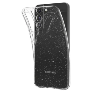 Spigen Liquid Crystal dėklas skirtas Samsung Galaxy S22 - Clear Glitter - Image 5