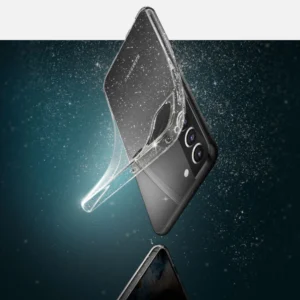Spigen Liquid Crystal dėklas skirtas Samsung Galaxy S22 - Clear Glitter - Image 7
