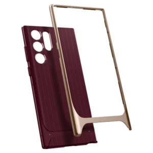 Spigen Neo Hybrid dėklas skirtas Samsung Galaxy S22 Ultra - burgundy - Image 3