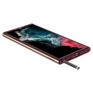 Spigen Neo Hybrid dėklas skirtas Samsung Galaxy S22 Ultra - burgundy - Image 4