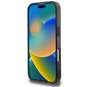 BMW BMHCP16L23HTFEG Apple iPhone 16 Pro 6.3" pilkos spalvos harddėklas Motorsport IML Vertical Stripe - Image 5