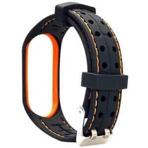 Beline Mi Band 3/4 Smart apyrankė juoda ir raudona