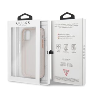 Guess GUHCN58PCGLPI Apple iPhone 11 Pro rožinės spalvos hard dėklas Glitter - Image 7