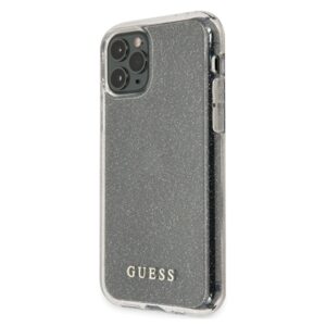 Guess GUHCN58PCGLSI Apple iPhone 11 Pro silver hard dėklas Glitter - Image 2