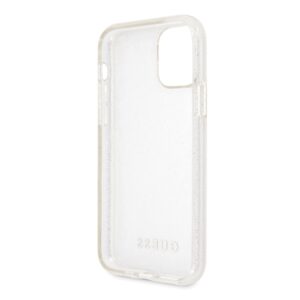 Guess GUHCN58PCGLSI Apple iPhone 11 Pro silver hard dėklas Glitter - Image 4