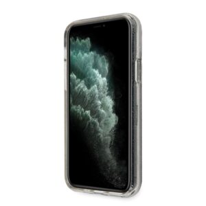 Guess GUHCN58PCGLSI Apple iPhone 11 Pro silver hard dėklas Glitter - Image 6