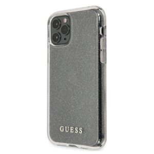Guess GUHCN65PCGLSI Apple iPhone 11 Pro Max silver hard dėklas Glitter - Image 2